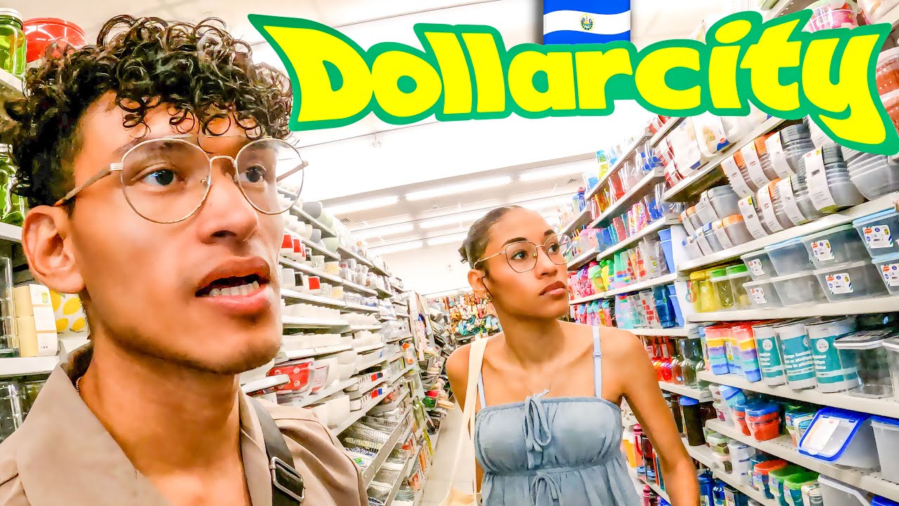COMPRANDO EN UN DOLLAR CITY EN EL SALVADOR 🇸🇻 😱*No esperábamos esto...*