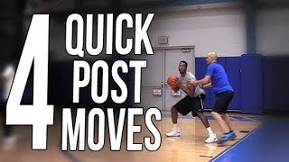 4 Quick Post Moves Against Bigger Or Slower Defenders