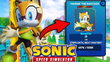 How To Unlock MARINE THE RACCOON In Sonic Speed Simulator!