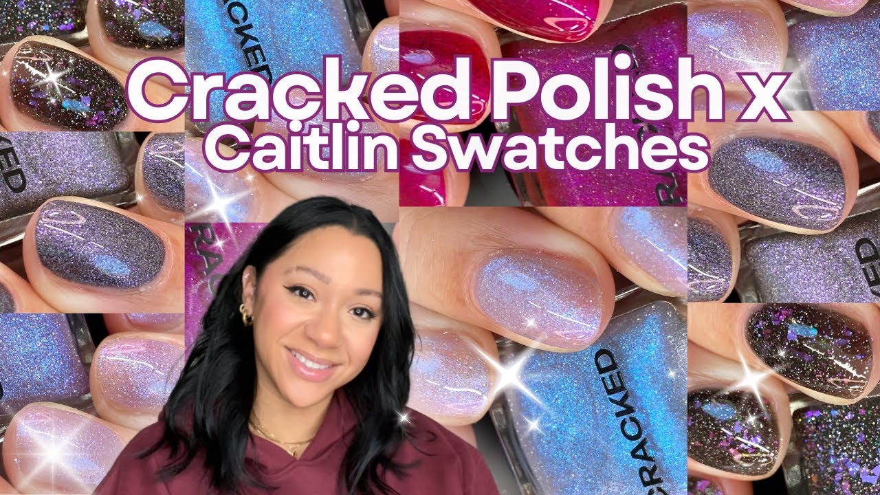 ✨ Коллекция образцов лаков для ногтей Cracked Polish x Caitlin! | Образцы лаков для ногтей