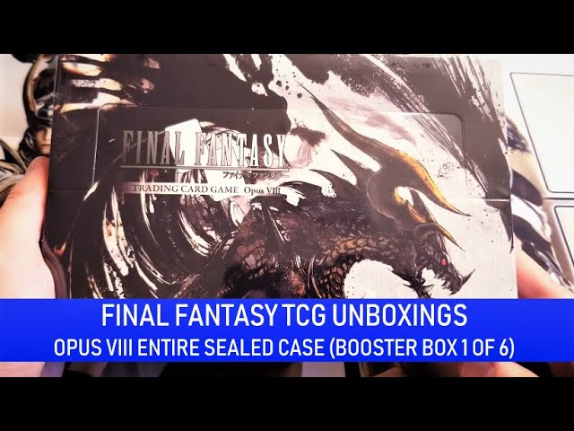 : Booster Box New Sealed Product 1x  Opus 8 VIII Final Fantasy