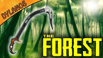 The Forest:gameplay finding climbing axe 0.52b
