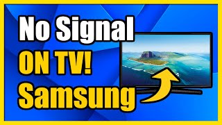 How to Fix No Signal on Samsung TV (5 Easy STEPS)