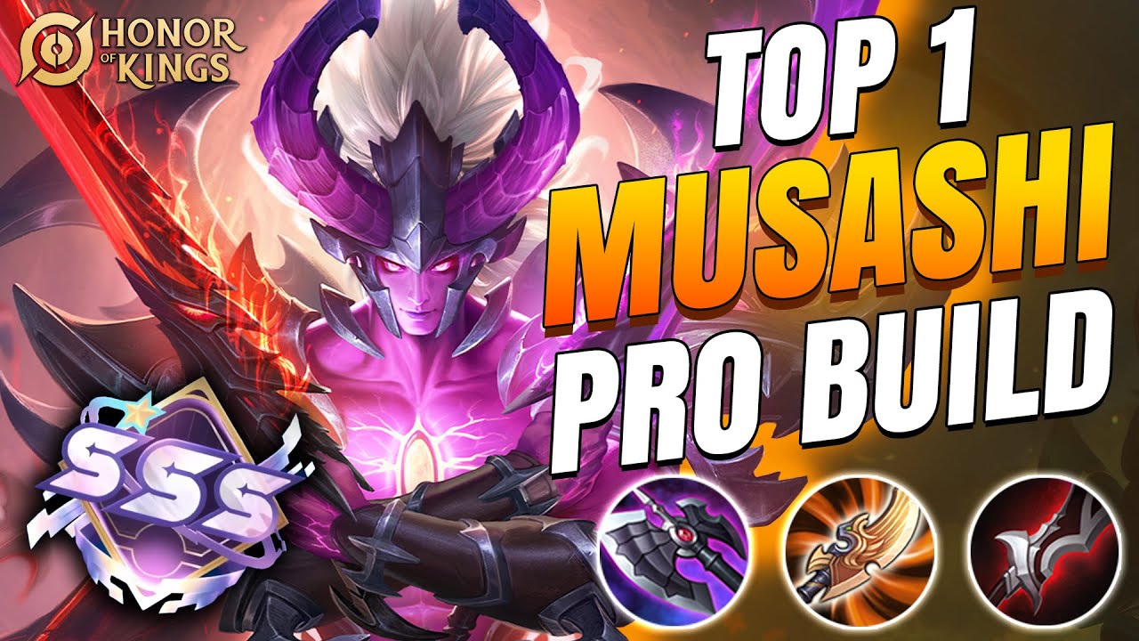 TOP 1 MUSASHI 💥 DESTROYS EVERYONE in HIGH RANK | Honor of Kings