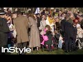 Prince George & Princess Charlotte Steal the Show As Royals Leave Church | British Royals | InStyle