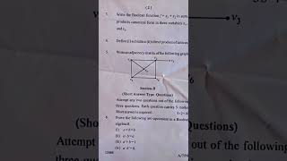 M.sc(Maths)2nd sem ccsu Advanced discrete mathematics paper #viral #trending #exam #msc #pyq #ccsu