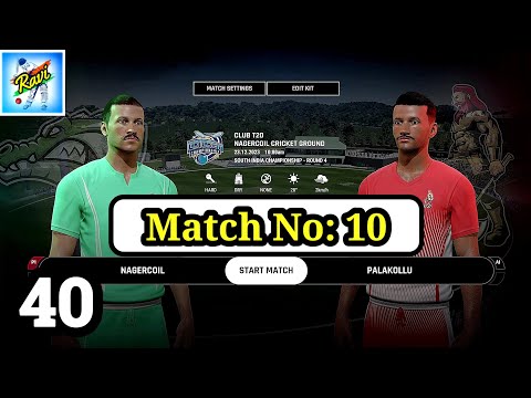 🏏CRICKET🏏: Nagercoil vs Palakollu | Club T20 Match