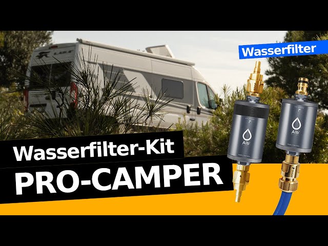 Wasserfilter-Kit Pro-Camper - Vor und nach dem Tank Wasser filtern