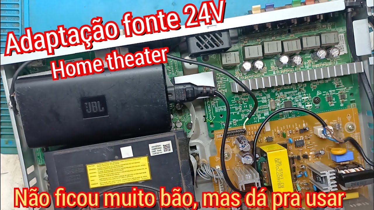 Home theater LG BH6340 desligando sozinho sem som ... Entrando em ...