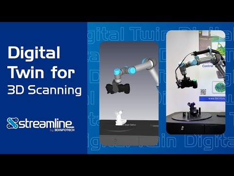 Streamline Robot Offline Simulation for 3D scanning