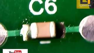 Soldagem SMD por Ar Quente - Capacitor Cerâmico 0805 - Eletrônica Fácil
