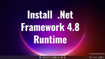 How to Install .Net Framework 4.8 Runtime in Windows PC