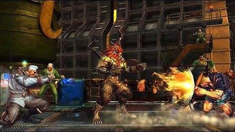 Street Fighter X Tekken - Sagat & Ogre VS Guile & Hwoarang