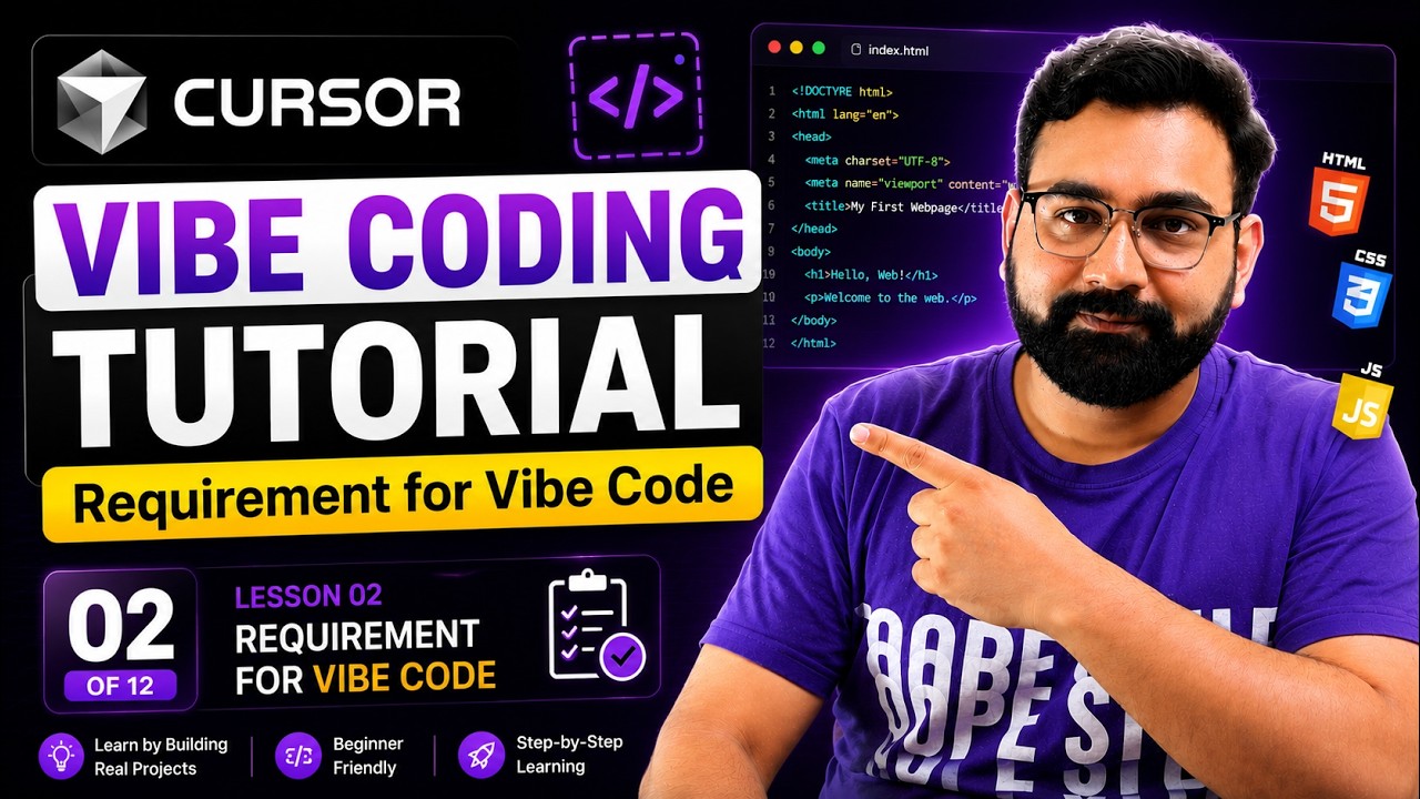 Requirement for Vibe Code | Vibe Code with Cursor AI Code Editor | Wit ...