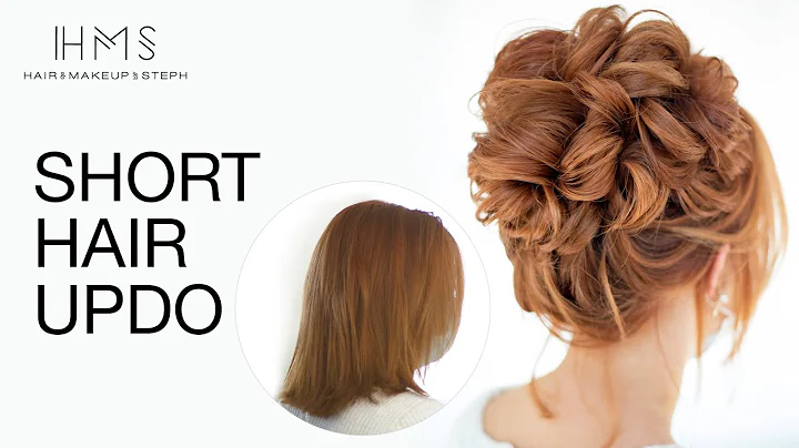 High Updo On Short & Fine Hair by Stephanie Brinke...