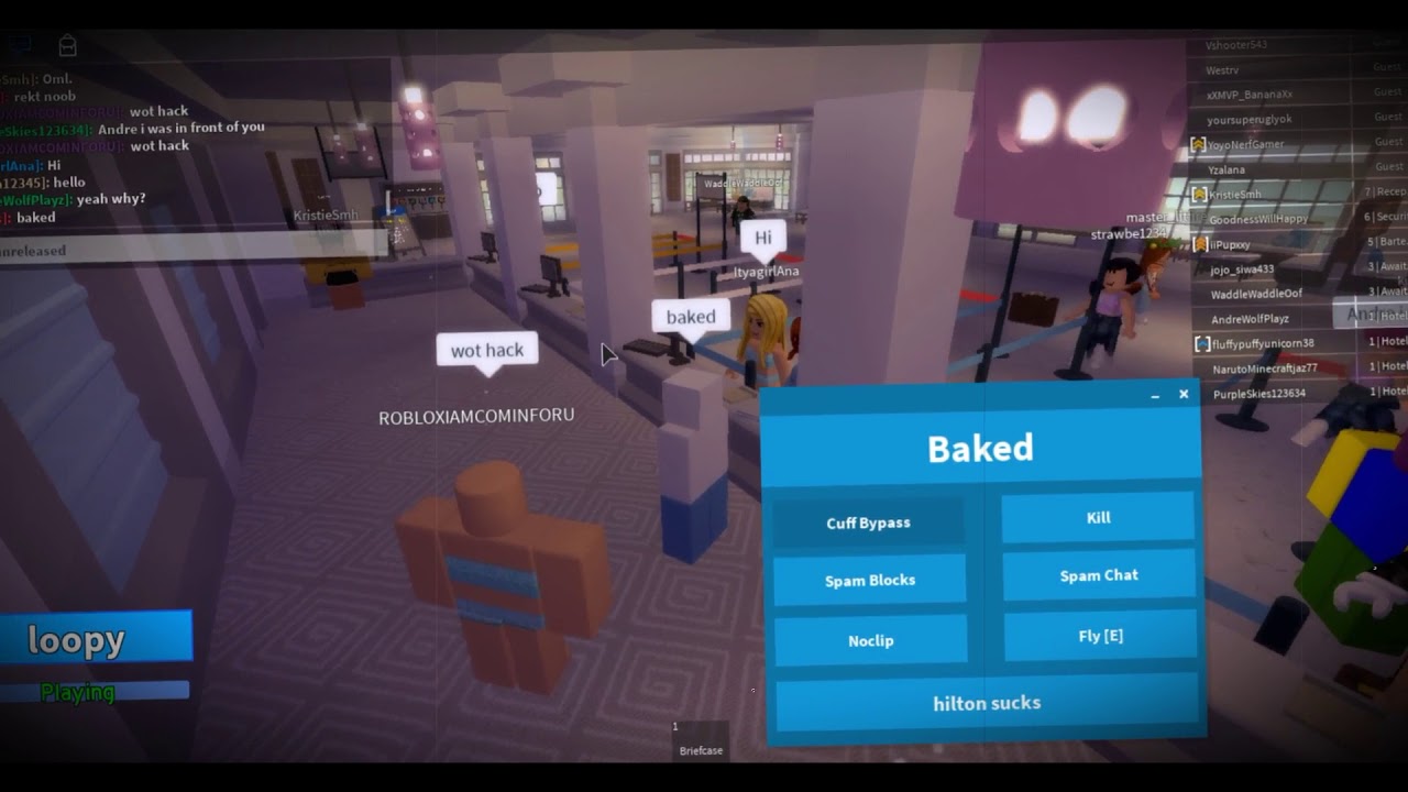 Baked Level 7 Needed Unreleased Hilton Hotel Gui Savebaconexploitz Roblox Exploit Script Youtube - hilton hotels schedule roblox