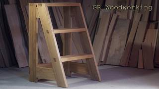 Step stool making  Only hand tools