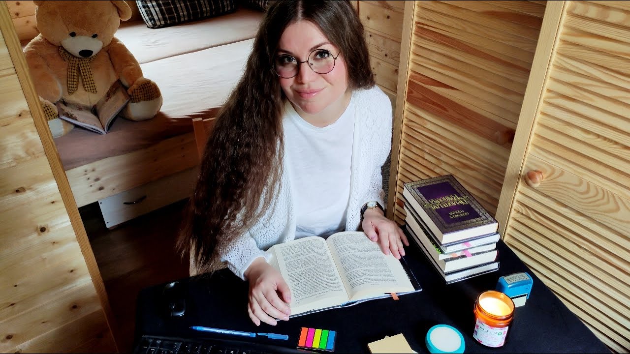 Knihovnice roleplay 📚 Darování knížek knihovně | ASMR CZ