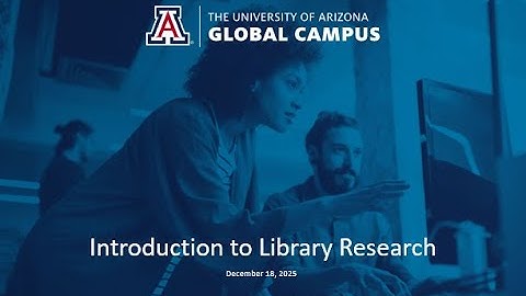 Intro to Library Research