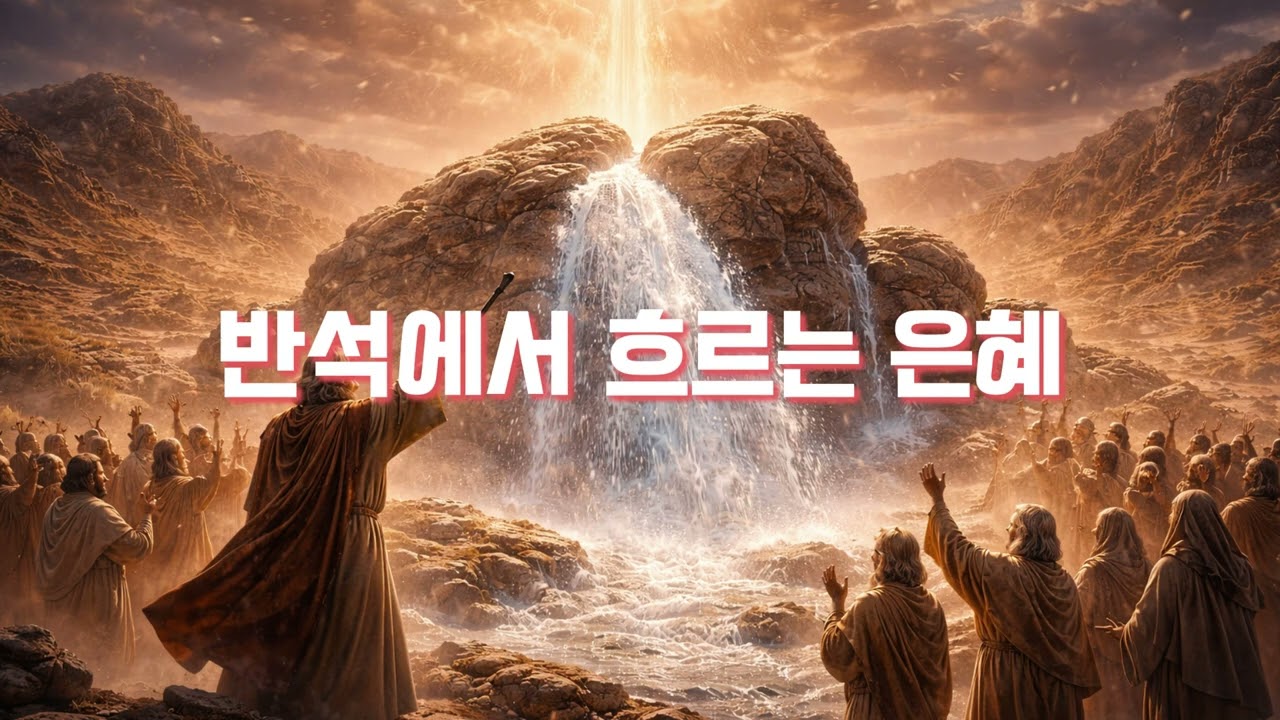 반석에서 흐르는 은혜#반석에서흐르는은혜 #ccm #말씀묵상#ccm찬양 #오늘의고백 #말씀찬양#출애굽기17장#임재의확신#광야의은혜#CCM워십