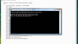 07-05 Exercise - A Simple Question And Answer Program | Beginners Java Programming.
