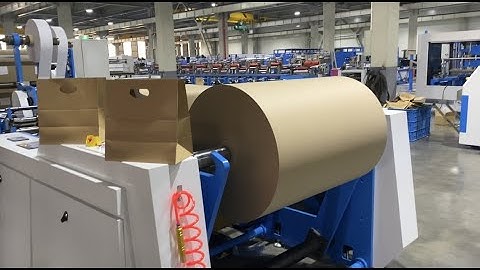 D cut/Die cut/Punch Hole Handle Paper Bag Making Machine (Paper/film handle)