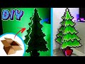 DIY Árvore de Natal Pixel Art com papelão.