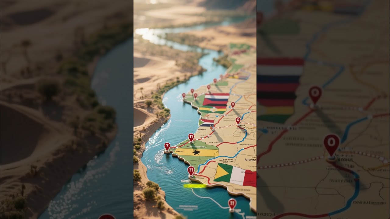 The Longest River In World Is Nile Shorts