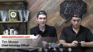 Live! Omega Speedmaster Moonwatch: Hesalite (Plastic) or Sapphire Crystal