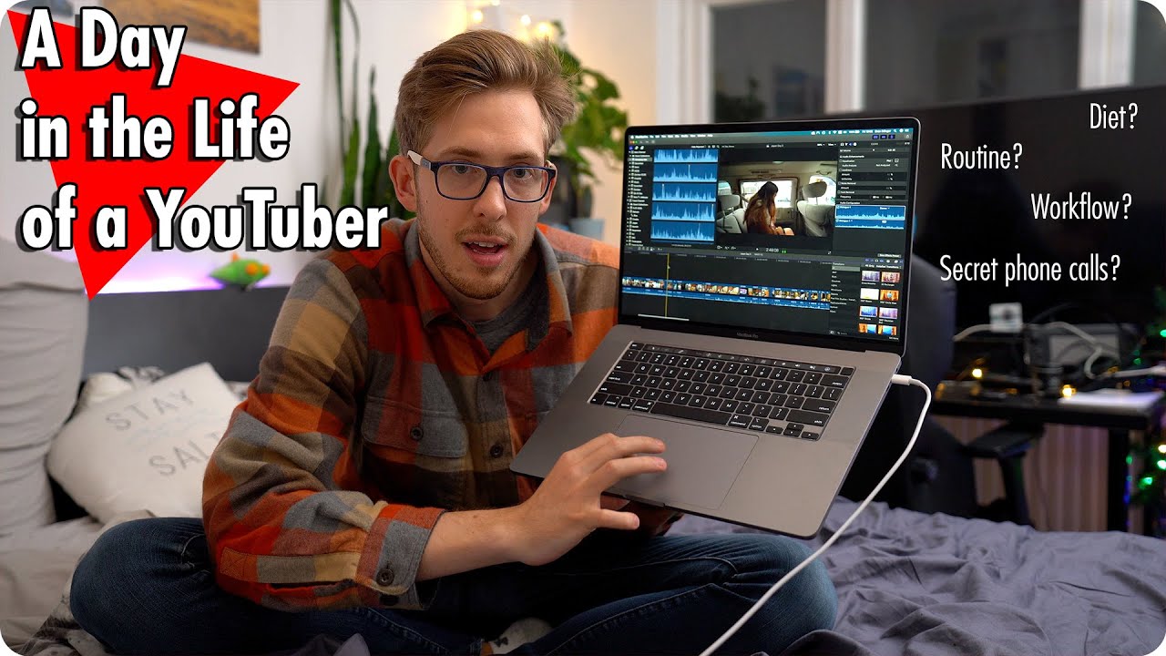 A Day in the Life of a Full Time YouTuber - YouTube