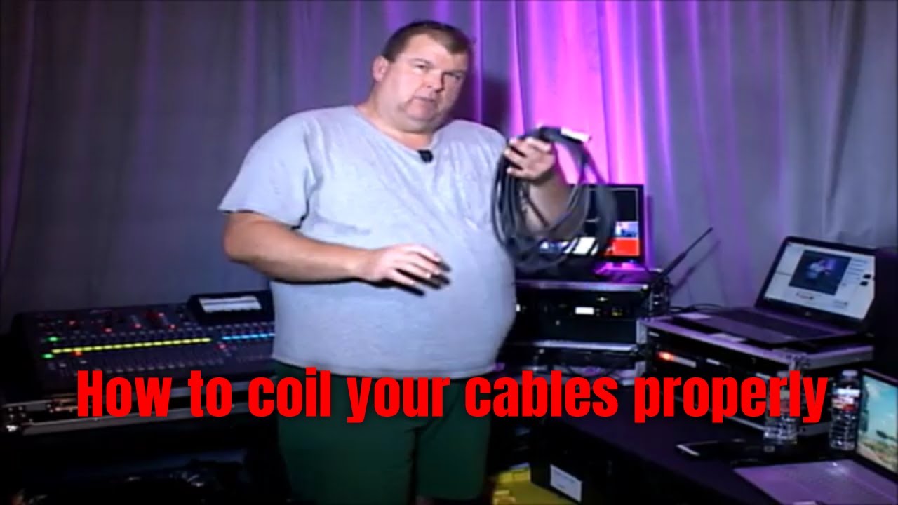 Audio Visual Basics | How to Over Under coil cable - YouTube