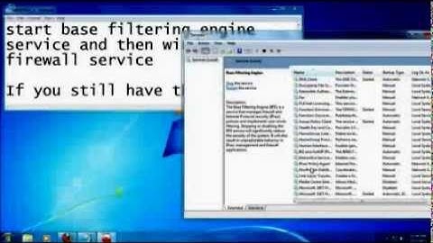 How to fix firewall error