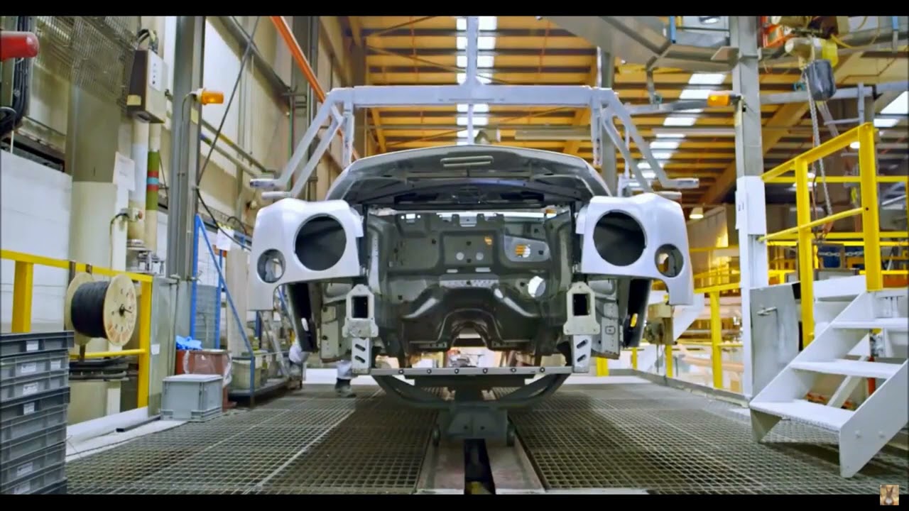 Bentley factory production line
