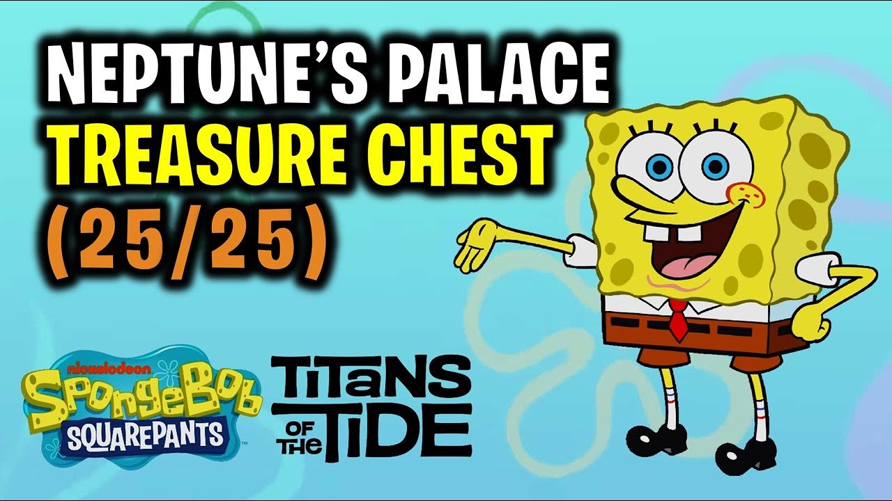 Расположение всех сундуков с сокровищами во Дворце Нептуна | Губка Боб Квадратные Штаны Титаны пр...