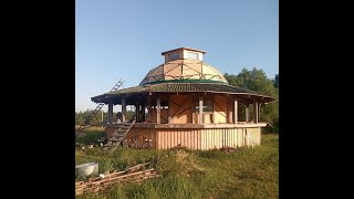 Утеплитель лен+конопля для купольного дома BOTANICA ЛК35