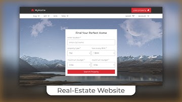 How To Make A Responsive Real-Estate Website Design Using HTML/CSS/JS From Scratch