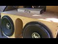 2 18" audio pipe y amp hifonics 4000wtts