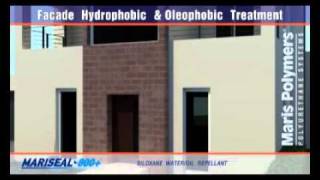 Hydrophobic & Oleophobic Facade Treatment using the MARISEAL SYSTEM
