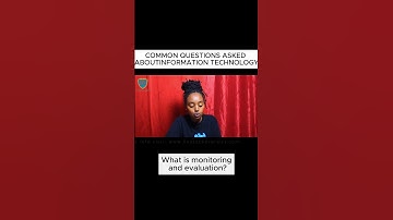 MONITORING AND EVALUATION COURSE_WHAT IS MONITORING AND EVALUATION