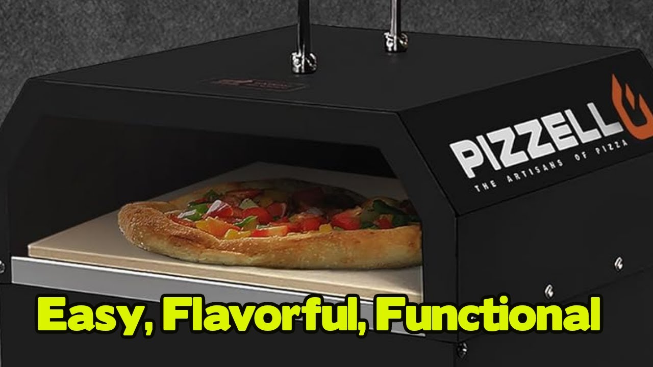 PIZZELLO Wood Fired Outdoor Pizza Oven 2 Layer Detachable Outside Ovens