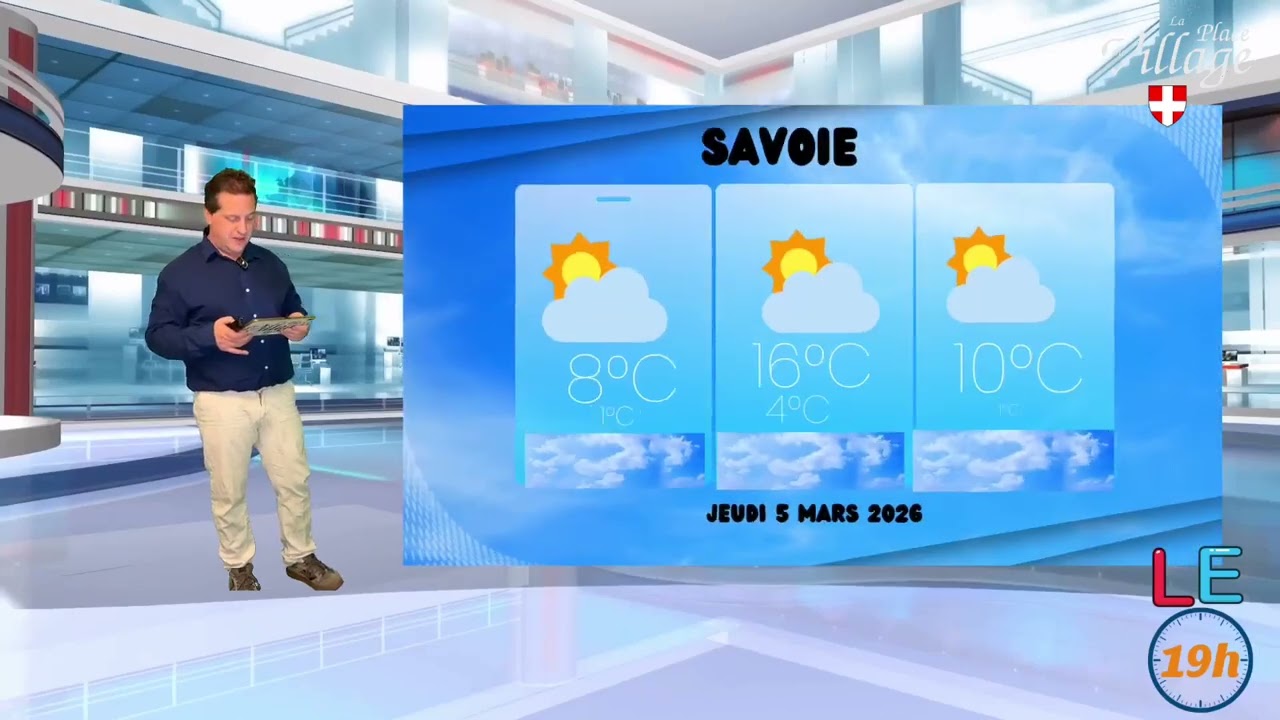 La météo en Haute-Savoie et Savoie pour jeudi 5 mars 2026 