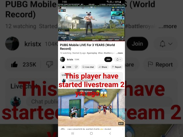 This player has started live stream ago 2 yrs 😱world record🌍pls support this player 🙏 class=