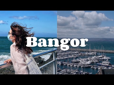 🇬🇧『BangorVLOG』坐2.5h火车去班戈吃海鲜｜海边摩天轮｜二刷北爱｜英国旅行日记【📍Bangor,  Northern Ireland 】
