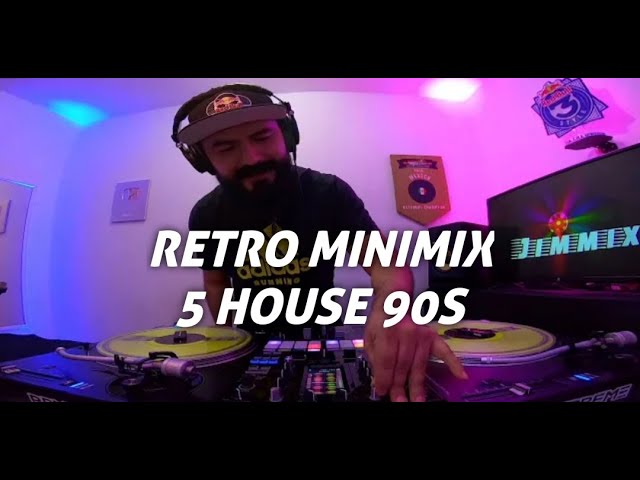 Retro Music MiniMix parte 5 House Music 90s - Dj Jimmix el Original class=