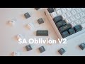 SA Oblivion V2 Keycap Set Unboxing &amp; Typing Sounds on E7-V2 Prototype (Obsidian Switches)