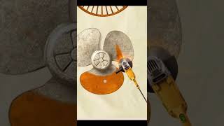 Satisfying Vintage Fan Restoration ASMR 😌🌀 #shorts