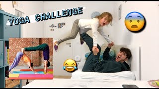 OMG😳 YOGA CHALLENGE MIT MEINER SCHWESTER😨😂 Keine GUTE IDEE😅 | Emiirbayrak