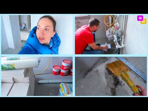 КЛАДОВКА в подвале. Датчики в доме. Завезли СТРОЙМАТЕРИАЛЫ.