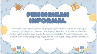 Tugas Uts Analisis Sisdiknas  Pendidikan Alternatif Dan Pendidikan Informal   Nazha Maulidya