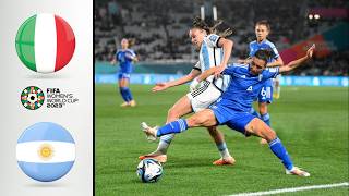 Italy vs Argentina | Extended Highlights | 2023 FIFA Women's World Cup